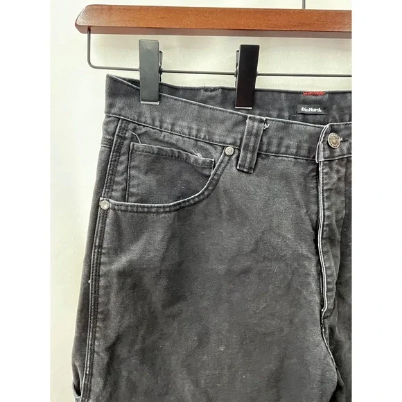 Diehard‎ Men's Black Denim Carpenter Pants Size 36x34 Workwear Utility Gorpcore - Picture 8 of 13
